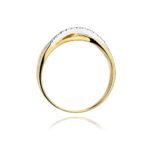 Inel Aur 14K cu Diamant 0.10 ct - Imagine 3