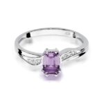 Inel Aur 14K cu Ametist 0.50 ct - Imagine 5