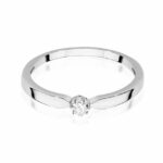 Inel Aur 14K cu Diamant 0.04 ct - Imagine 5