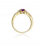Inel Aur 14K cu Ametist 0.50 ct - Imagine 3
