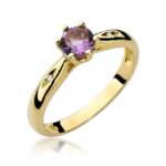 Inel Aur 14K cu Ametist 0.50 ct
