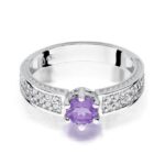 Inel Aur 14k cu Ametist 0.50 ct - Imagine 5