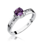 Inel Aur 14k cu Ametist 0.50 ct - Imagine 4