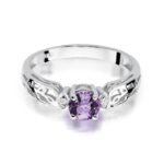 Inel Aur 14K cu Ametist 0.50ct - Imagine 5