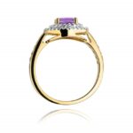 Inel Aur 14K cu Ametist 0.90 ct - Imagine 3
