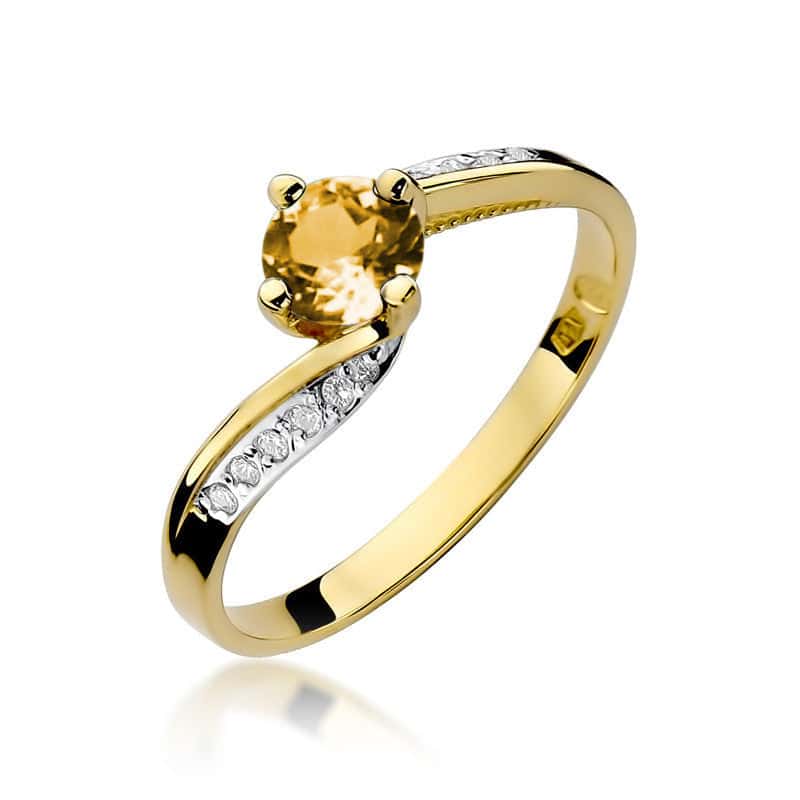 inel-aur-14k-cu-citrin-0-60-ct-si-diamante-0-05-ct_6908259.jpg Inel Aur 14K cu Citrin 0.60 ct si Diamante 0.05 ct - Imagine 1