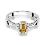 Inel Aur 14K cu Citrin 0.60 ct - Imagine 5