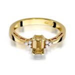 Inel Aur 14K cu Citrin 0.60 ct - Imagine 2