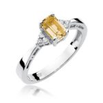 Inel Aur 14K cu Citrin 0.60 ct - Imagine 4