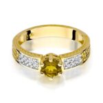 Inel Aur 14K cu Citrine 0.50 ct - Imagine 2