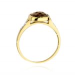 Inel Aur 14K cu Cuart Fumuriu 2.00 ct - Imagine 3