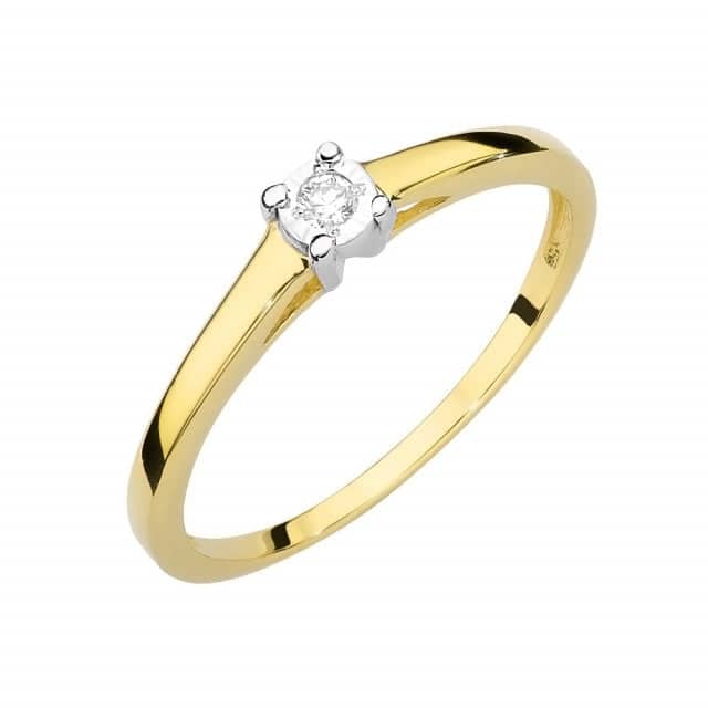 inel-aur-14k-cu-diamant-0-03-ct_6901713.jpg Inel Aur 14K cu Diamant 0.03 ct - Imagine 1