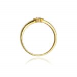 Inel Aur 14K cu Diamant 0.04 ct - Imagine 3