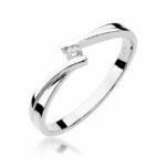 Inel Aur 14K cu Diamant 0.04 ct - Imagine 4