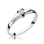 Inel Aur 14K cu Diamant 0.04 ct - Imagine 4