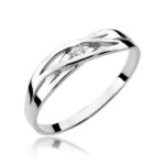 Inel Aur 14K cu Diamant 0.05 ct - Imagine 4
