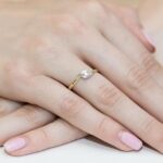 Inel Aur 14K cu Diamant 0.05 ct - Imagine 7