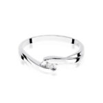 Inel Aur 14K cu Diamant 0.05 ct - Imagine 5