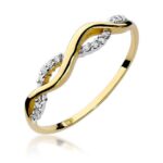 Inel Aur 14k cu Diamant 0.07 ct