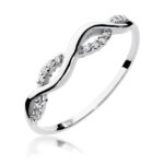 Inel Aur 14k cu Diamant 0.07 ct - Imagine 4