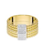 Inel Aur 14k cu Diamant 0.08 ct - Imagine 2