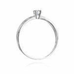 Inel Aur 14K cu Diamant 0.08 ct - Imagine 6