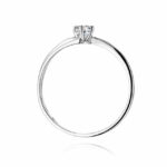 Inel Aur 14K cu Diamant 0.08 ct - Imagine 6