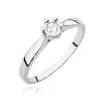 Inel Aur 14K cu Diamant 0.08ct - Imagine 4