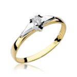 Inel Aur 14K cu Diamant 0.10 ct