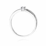 Inel Aur 14K cu Diamant 0.10 ct - Imagine 6