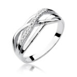 Inel Aur 14K cu Diamant 0.10 ct - Imagine 4