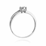 Inel Aur 14K cu Diamant 0.10 ct - Imagine 6