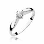 Inel Aur 14K cu Diamant 0.12 ct - Imagine 4
