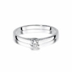 Inel Aur 14K  cu Diamant 0.12 ct - Imagine 5