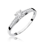 Inel Aur 14K cu Diamant 0.13 ct - Imagine 4
