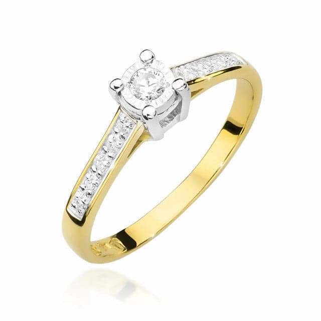 inel-aur-14k-cu-diamant-0-13-ct_6901753.jpg Inel Aur 14K cu Diamant 0.13 ct - Imagine 1