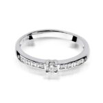 Inel Aur 14K cu Diamante 0.13 ct - Imagine 5