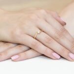 Inel Aur 14K cu Diamant 0.13 ct - Imagine 7