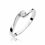 Inel Aur 14K cu Diamant 0.13 ct - Imagine 4