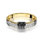 Inel Aur 14K cu Diamant 0.14 ct - Imagine 2