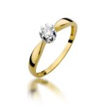 Inel Aur 14K cu Diamant 0.15 ct