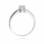 Inel Aur 14K cu Diamant 0.15 ct - Imagine 6