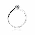 Inel Aur 14K cu Diamant 0.15 ct - Imagine 6