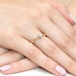 Inel Aur 14K cu Diamant 0.15 ct - Imagine 4