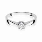 Inel Aur 14K cu Diamant 0.15 ct - Imagine 6