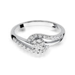 Inel Aur 14K cu Diamant 0.17 ct - Imagine 5