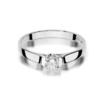 Inel Aur 14K cu Diamant 0.18 ct - Imagine 5