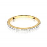 Inel Aur 14K cu Diamant 0.18 ct - Imagine 2