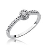 Inel Aur 14K cu Diamant 0.19 ct - Imagine 5