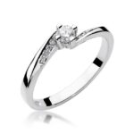 Inel Aur 14K cu Diamant 0.19 ct - Imagine 4